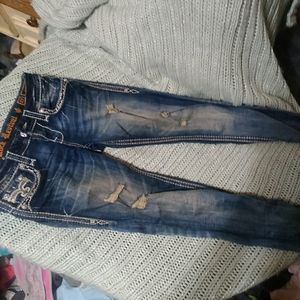 Rock revival skinny jeans
